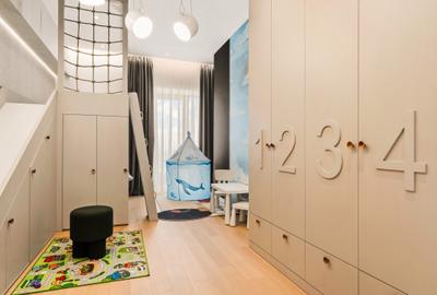 Penthouse cu 5 camere, mobilat în Barbu Văcărescu - 34