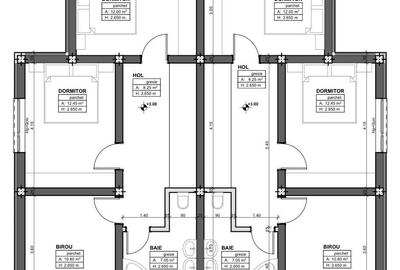 Duplex cu 4 camere cu Canalizare în Moșnița Veche - 1