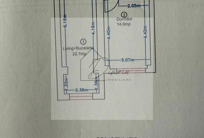Apartament cu 2 camere în Central - 2