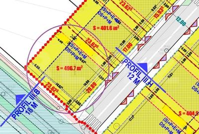 Teren de 497 mp, în Borhanci