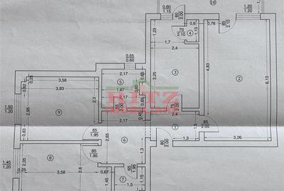 Apartament cu 3 camere decomandat în Central