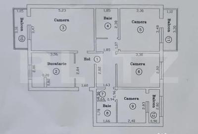 Apartament cu 4 camere decomandat în Nord