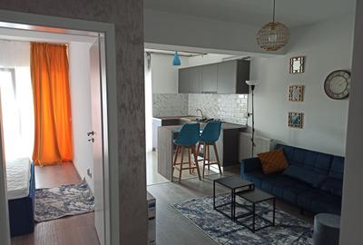 Apartament cu 2 camere semidecomandat, mobilat în Nord-Vest