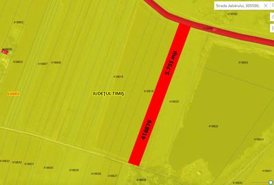 Teren agricol extravilan de 5755 mp, în Lugoj - 2