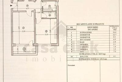 Apartament cu 3 camere decomandat în Mazepa 1