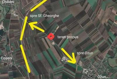 Teren de 6300 mp, în Ozun - 2