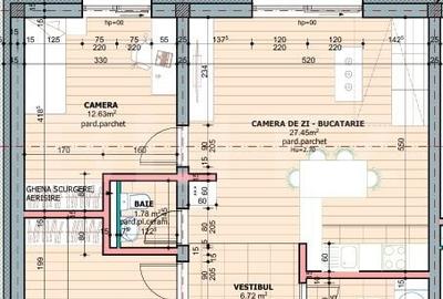 Apartament cu 3 camere în Tudor Vladimirescu