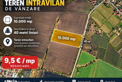 Teren de 10000 mp, în Bucov