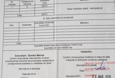 Teren Construcții intravilan de 30000 mp, în Ciorogârla - 3