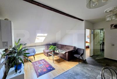 Apartament cu 2 camere semidecomandat, mobilat în Florești