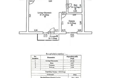 Apartament cu 3 camere în Broscărie