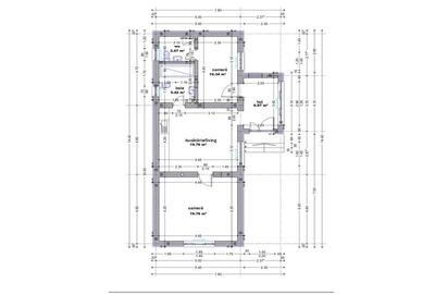 Casă cu 2 camere cu Teren 486 Mp în Central - 20