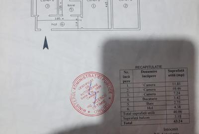 Apartament cu 3 camere nedecomandat, mobilat în Tătărași
