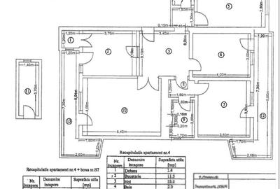 Apartament cu 4 camere în Central