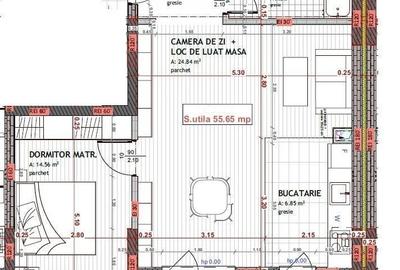 Apartament cu 2 camere semidecomandat, mobilat în Florești - 2