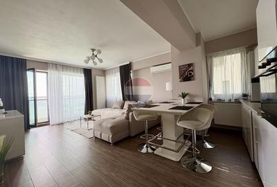 Apartament cu 2 camere semidecomandat, mobilat în Central