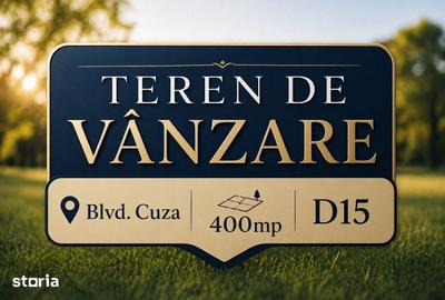 Teren de 400 mp, în Ultracentral