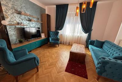 Apartament cu 3 camere decomandat, mobilat în Moșilor