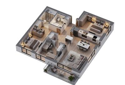 Apartament cu 4 camere decomandat în Universitate - 1
