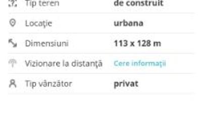 Teren intravilan de 14400 mp, în Budiului - 4