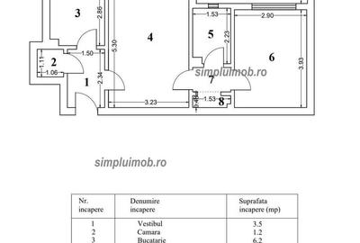 Apartament cu 2 camere semidecomandat, mobilat în Lujerului - 8