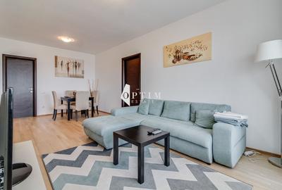 Apartament cu 2 camere semidecomandat, mobilat în Băneasa