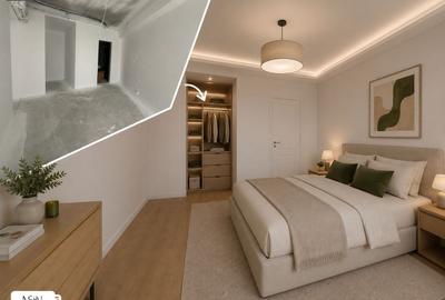 Apartament cu 3 camere în Tei