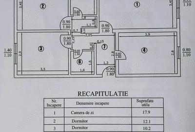 Apartament cu 3 camere decomandat în Steaua - 3