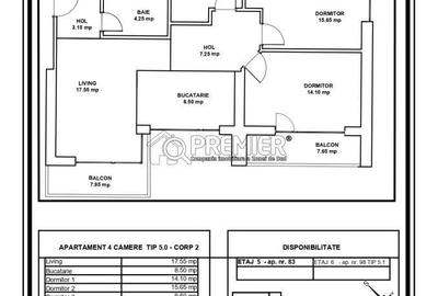 Apartament cu 4 camere decomandat în Metalurgiei