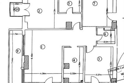 Apartament cu 3 camere în Armeneasca