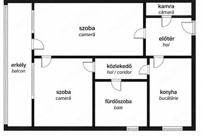 Apartament cu 2 camere decomandat în Est - 1