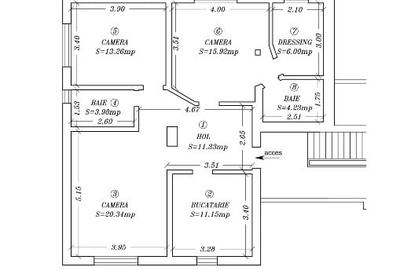 Apartament cu 3 camere decomandat, mobilat în Lipovei - 2