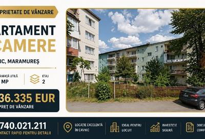 Apartament cu 3 camere semidecomandat în Central