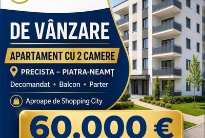 Apartament cu 2 camere decomandat în Precista