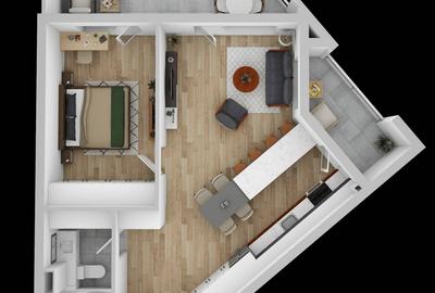 Apartament cu 2 camere în Gheorgheni