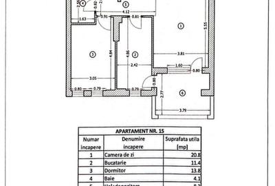 Apartament cu 2 camere decomandat, mobilat în Iancu Nicolae - 17