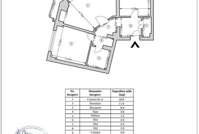 Apartament cu 2 camere decomandat în Gara de Nord