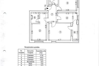 Apartament cu 3 camere decomandat în Drumul Taberei
