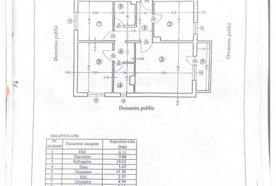 Apartament cu 3 camere decomandat în Central - 1