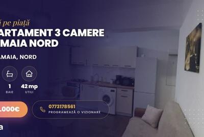 Apartament cu 3 camere în Nord