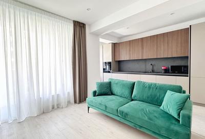 Apartament cu 2 camere semidecomandat, mobilat în Pipera