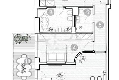 Apartament cu 4 camere semidecomandat în Grivița