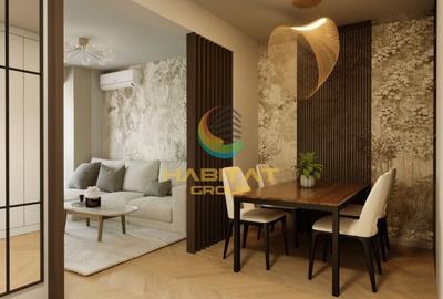 Apartament cu 3 camere semidecomandat în Vest