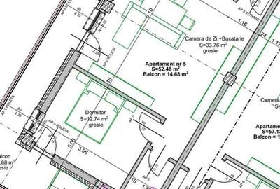 Apartament cu 2 camere semidecomandat în Iosia-Nord