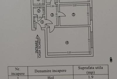 Apartament cu 3 camere decomandat în Central