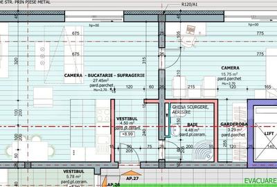 Apartament cu 2 camere decomandat în Tudor