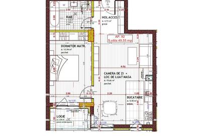 Apartament cu 3 camere în Florești