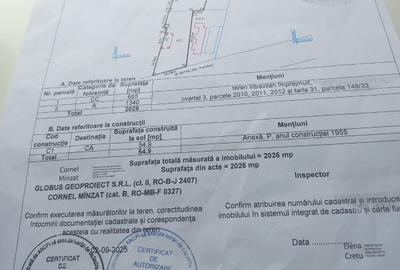 Teren Construcții intravilan de 2026 mp, în Nord - 11