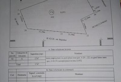 Teren de 1747 mp, în Agighiol