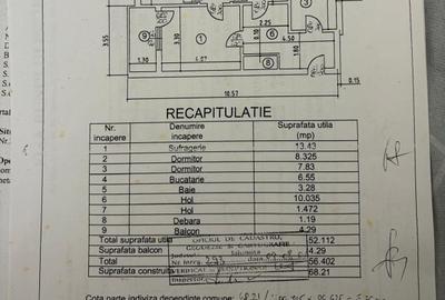 Apartament cu 3 camere în Ultracentral